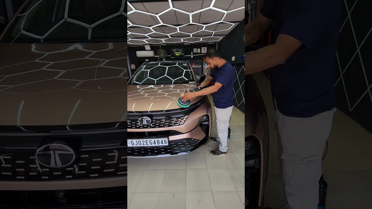 TATA CURVV..Get ready to paint correction with Ceramic Coating #ppfcoating #ytshorts