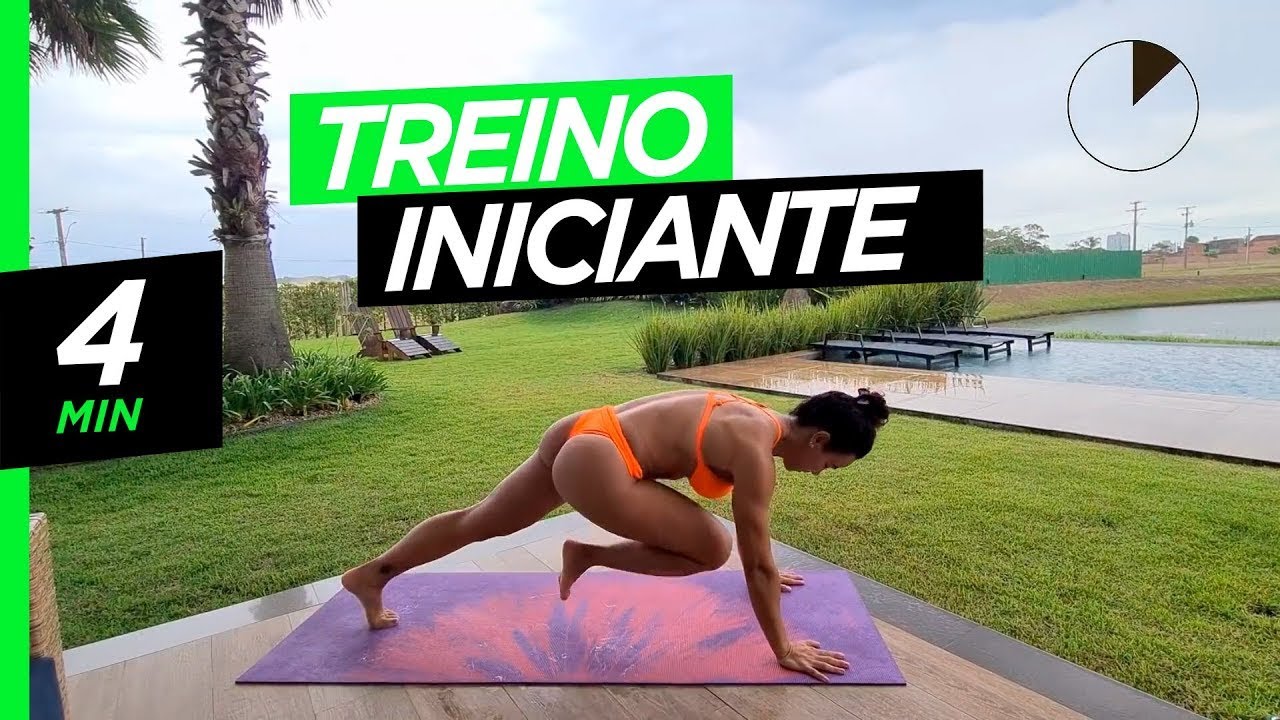 Treino Iniciante | Como Perder Barriga em 4 Minutos!