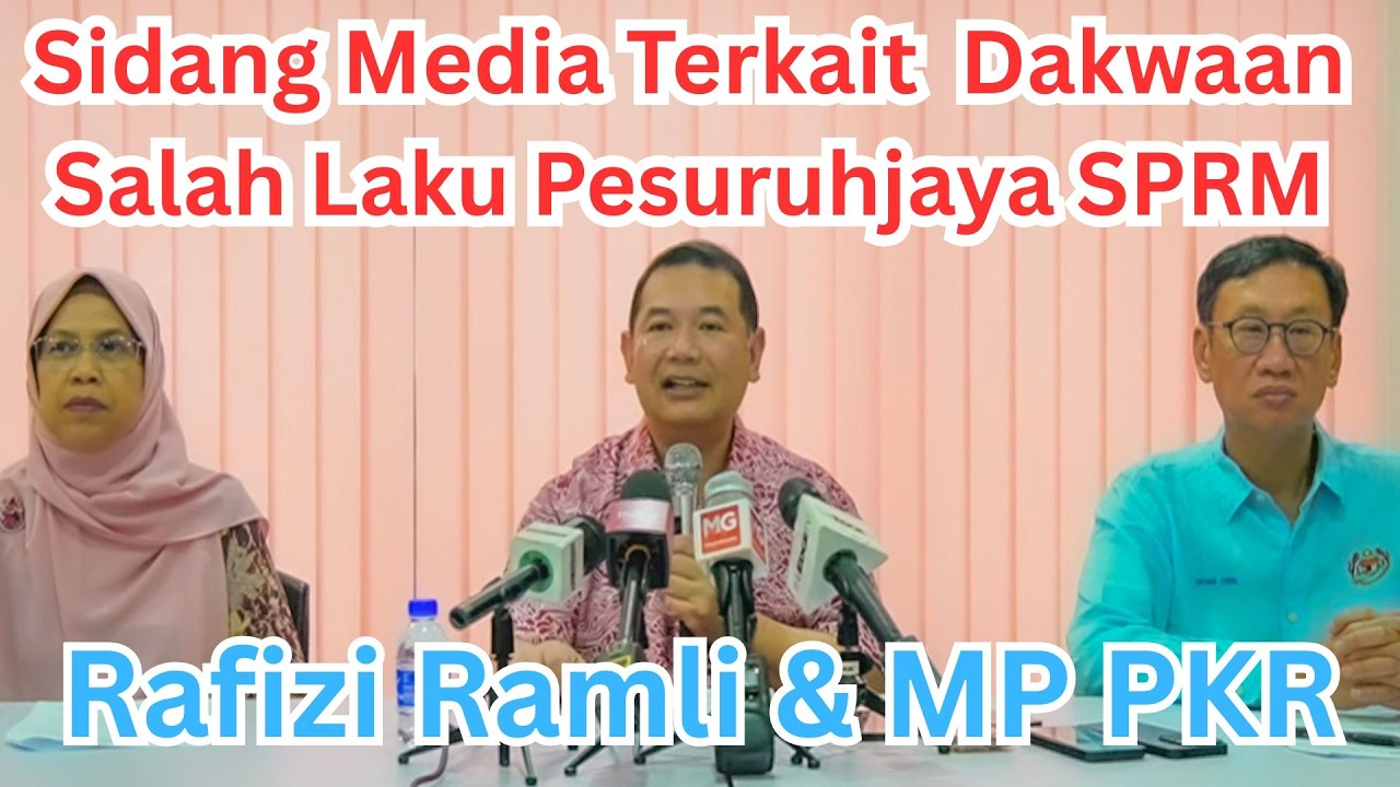 (Versi Penuh) Rafizi Ramli Bersama MP PKR: Sidang Media Terkait Dakwaan Salah Laku Pesuruhjaya SPRM