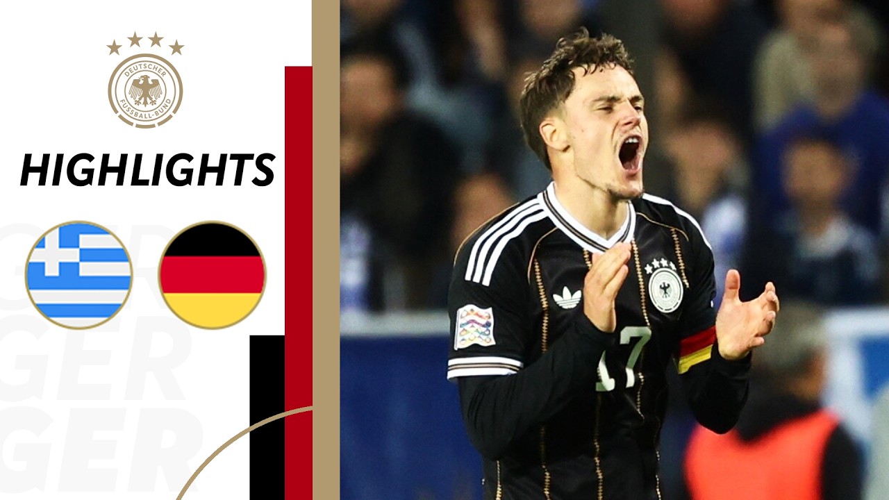 VAR decides on the game-winner! | Greece vs Germany | Highlights Nations League
