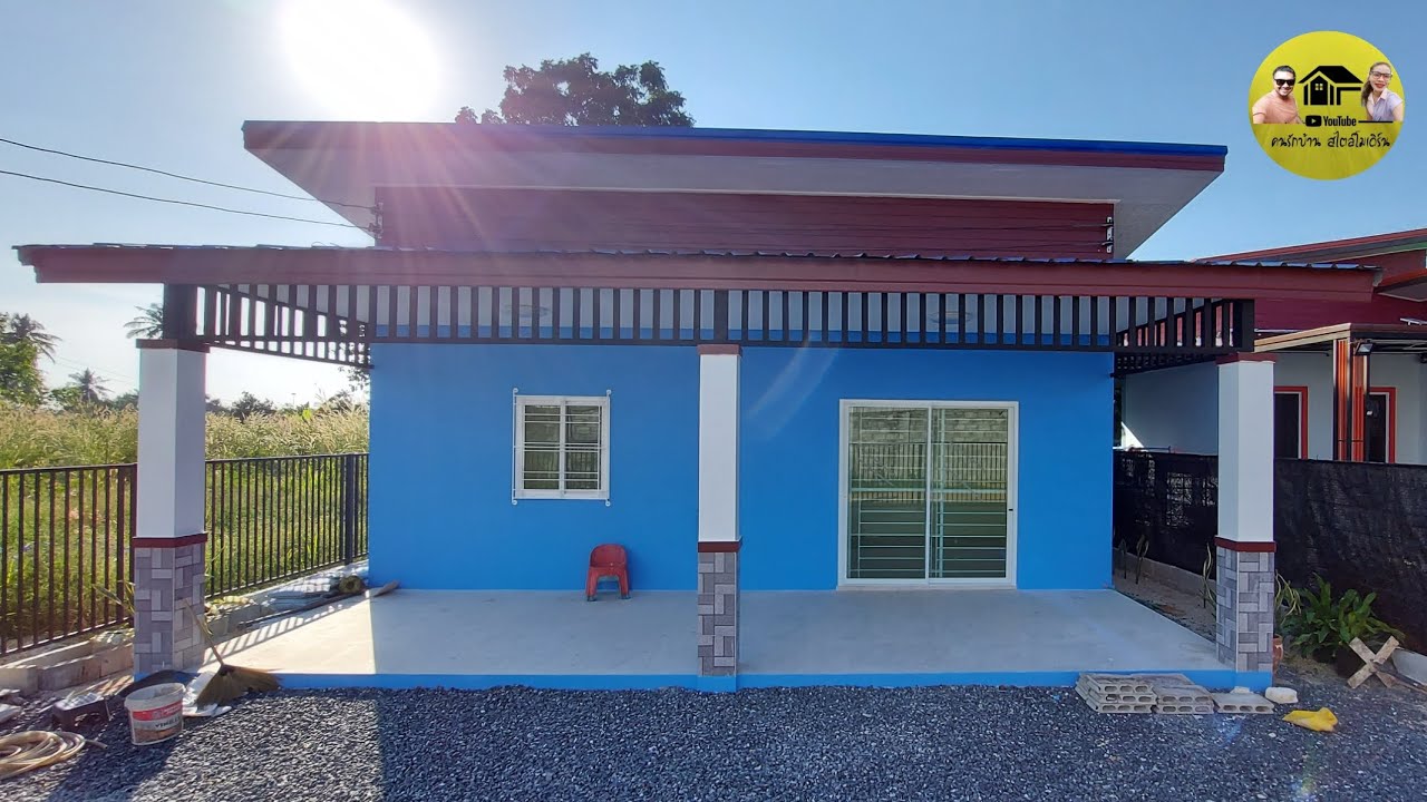 Modern house|เจ้าของบ้านพารีวิวให้ชม ภายใน3ห้องนอน1ห้องน้ำพื้นที่84ตรม.พร้อมรั้วบ้านในงบ700,000บาท