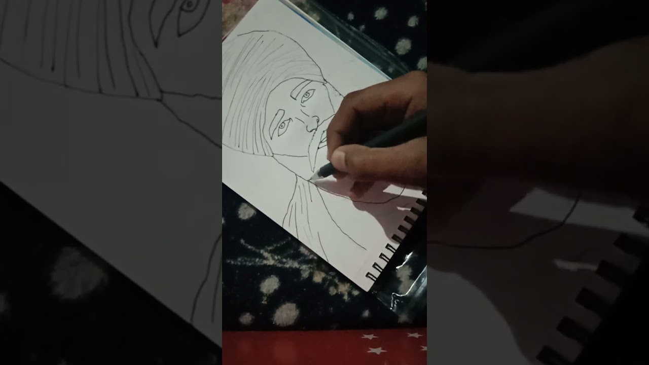 #santbhindrawalababadrawing#trending#art