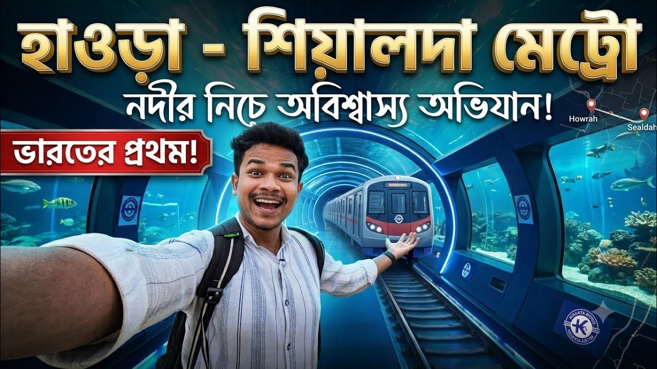 Howrah to Sealdah Green Line Metro | Green Line Kolkata Metro latest update | Howrah Sealdah Metro..