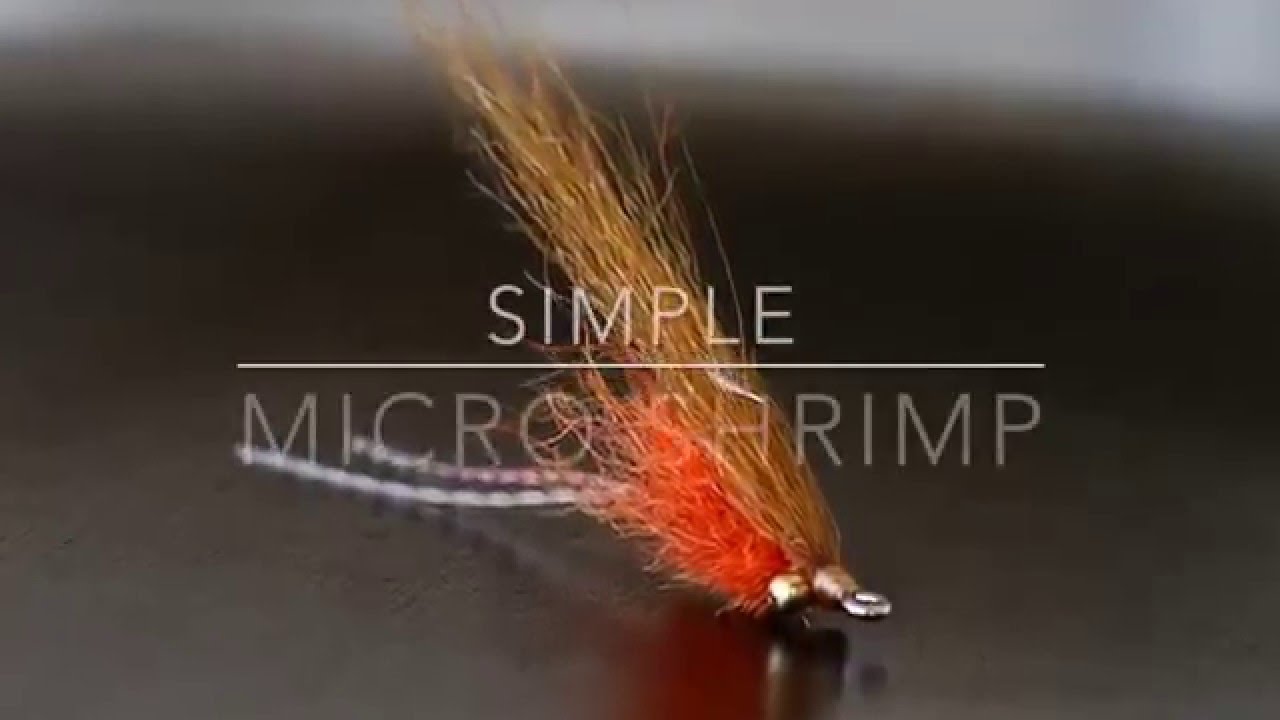 Simple Micro Shrimp Fly Tying Video