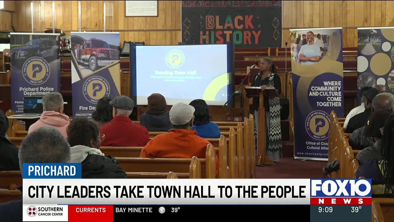 Prichard city leaders take city hall to the people
