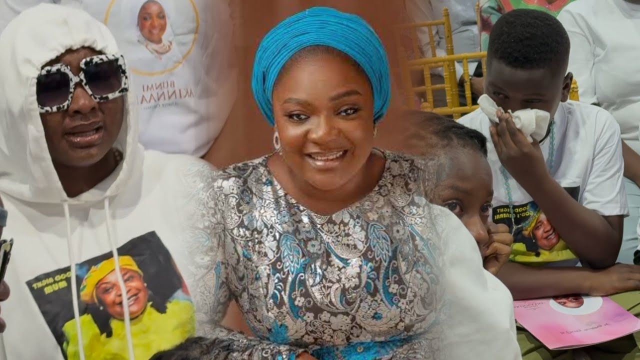WATCH CHILDREN OF OMIJE OJUMI BREAKDOWN IN TEARS AS THEIR MOM’S SONG WAS RENDERED @ HER CANDLE NIGHT