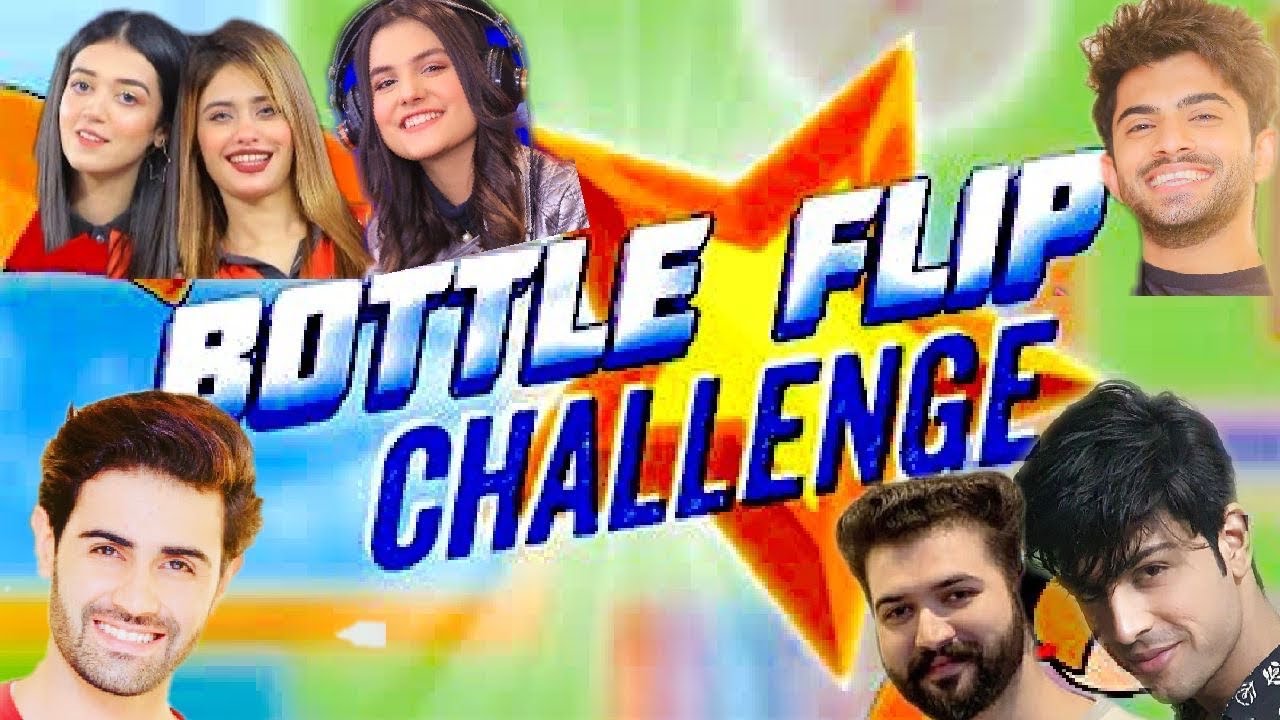 Bottle Flip Challenge | Make up Room