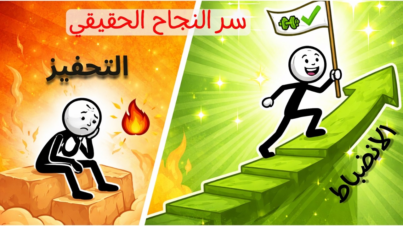 لماذا يهزم الانضباط التحفيز؟ السر العلمي للنجاح
