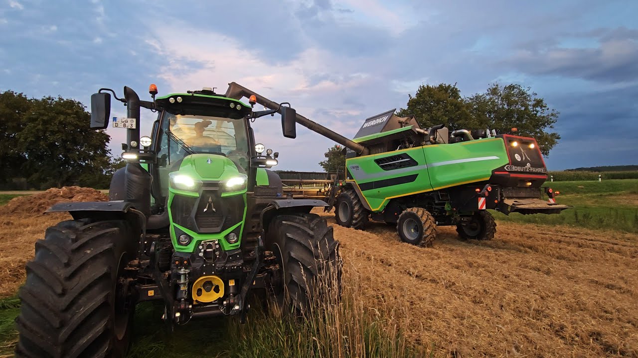 Sagenhaft der Deutz-Fahr C9206 T5 Mähdrescher bei der Weizenernte 2023 mit TTV 6190!