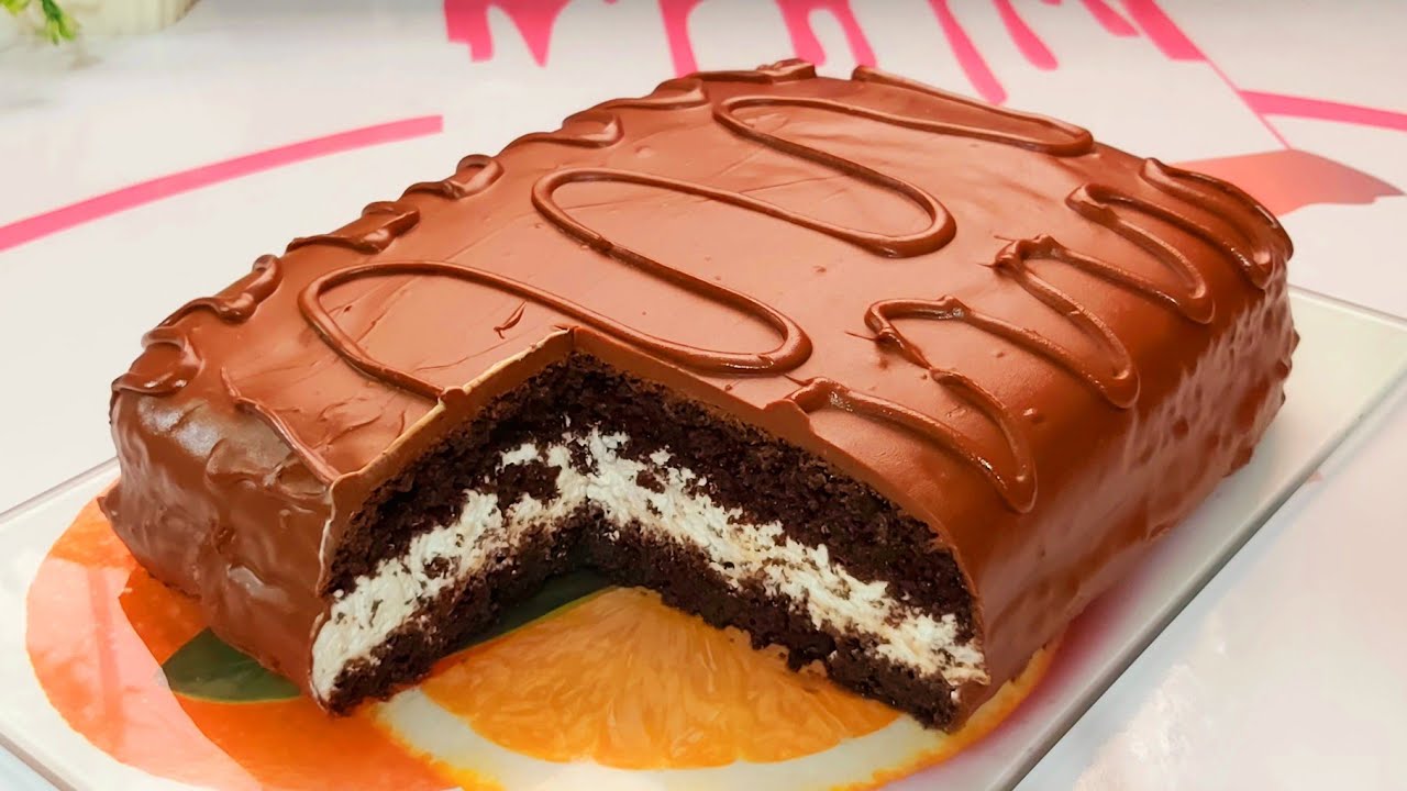 كيكة كيندر بوينو ديليس بحجم عائلي بدون جبن الماسكربون ، بكريمة اقتصادية و خطيرة فالمذاق kinder bueno