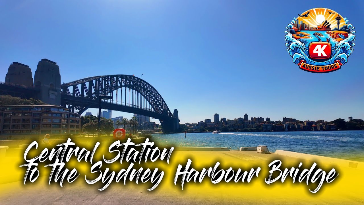 Discover Sydney in Stunning 4k - Central Station to Harbour Bridge Walking Tour!