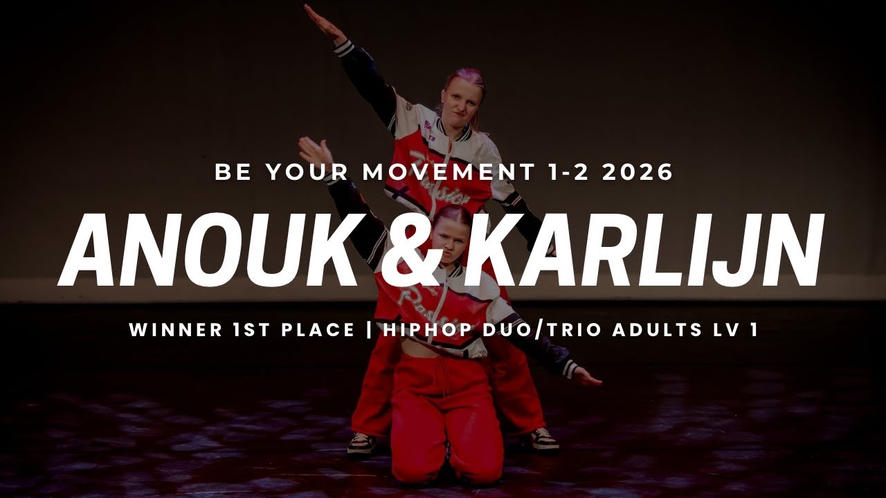 Anouk & Karlijn | 1st place | Hiphop Duo/Trio Adults LV 1 | BYM 1-2-2026 Oosterhout
