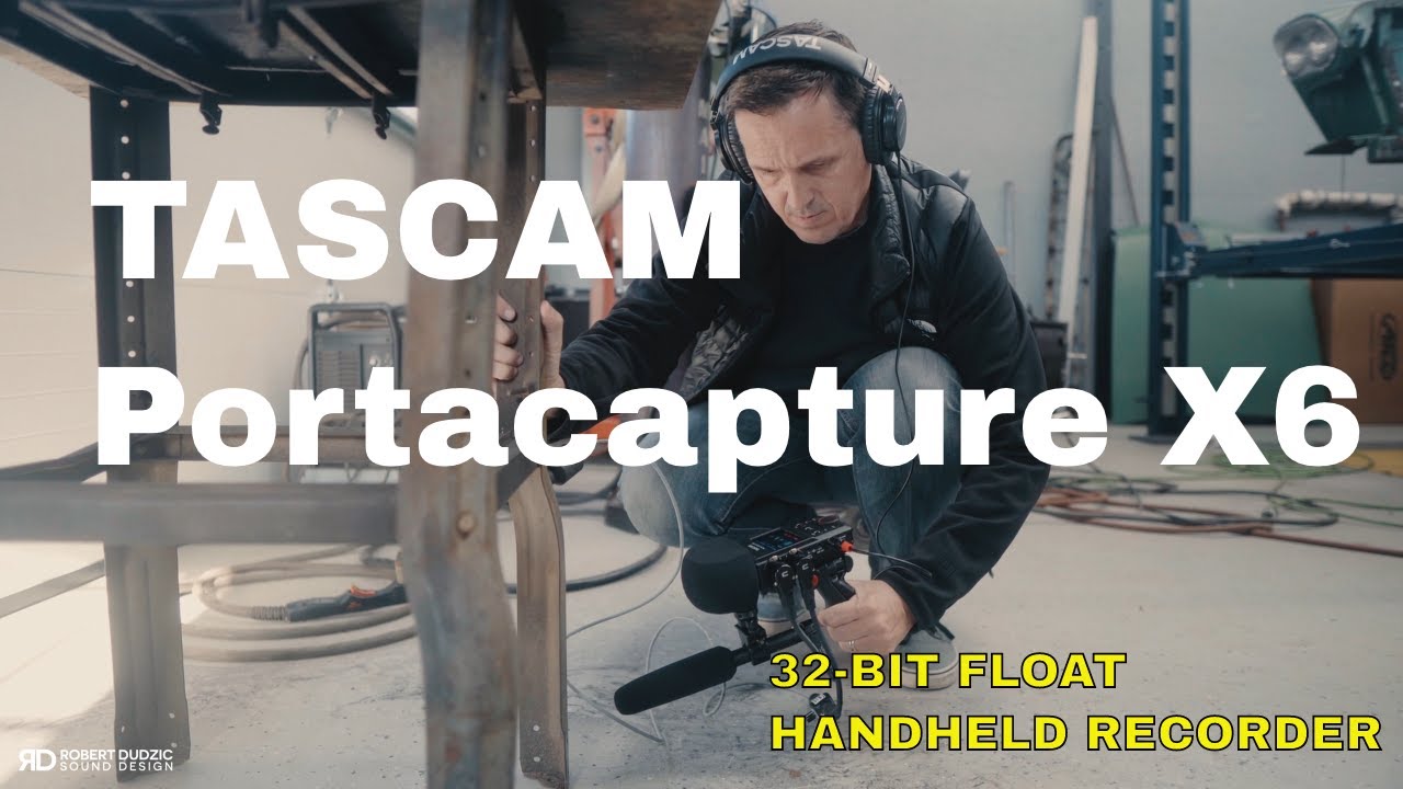 TASCAM Portacapture X6 32-bit float Простой в использовании ручной рекордер ASMR
