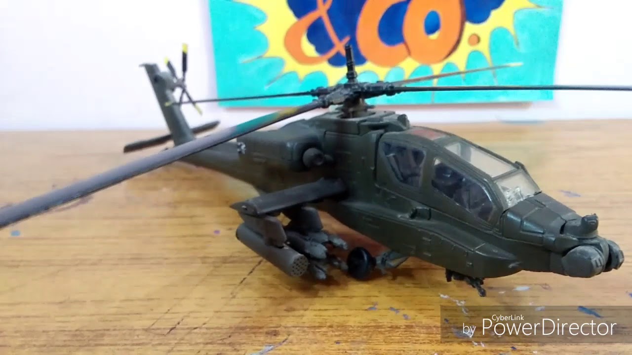 1/55 New Ray Apache helicopter review