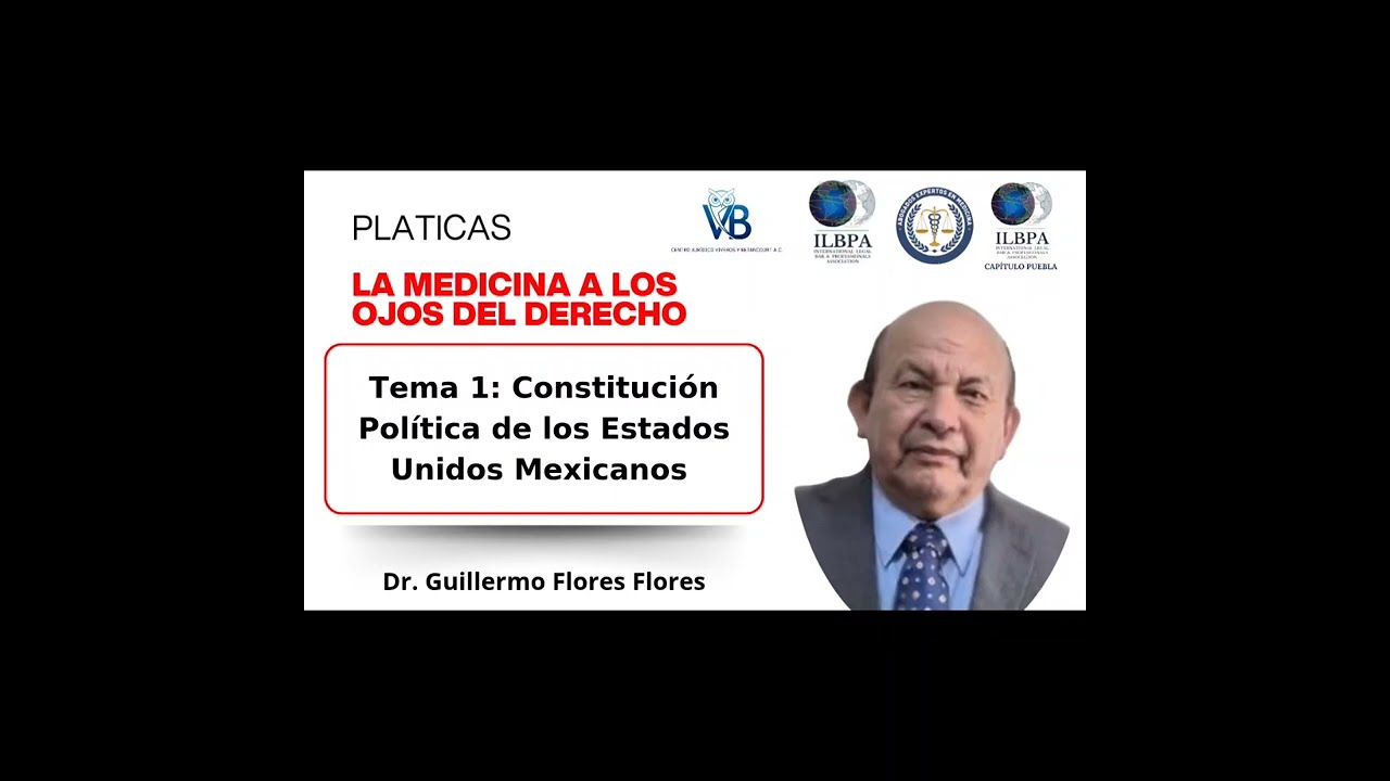 LA MEDICINA A LOS OJOS DEL DERECHO, tema 1: Constitución Política de los Estados Unidos Mexicanos 