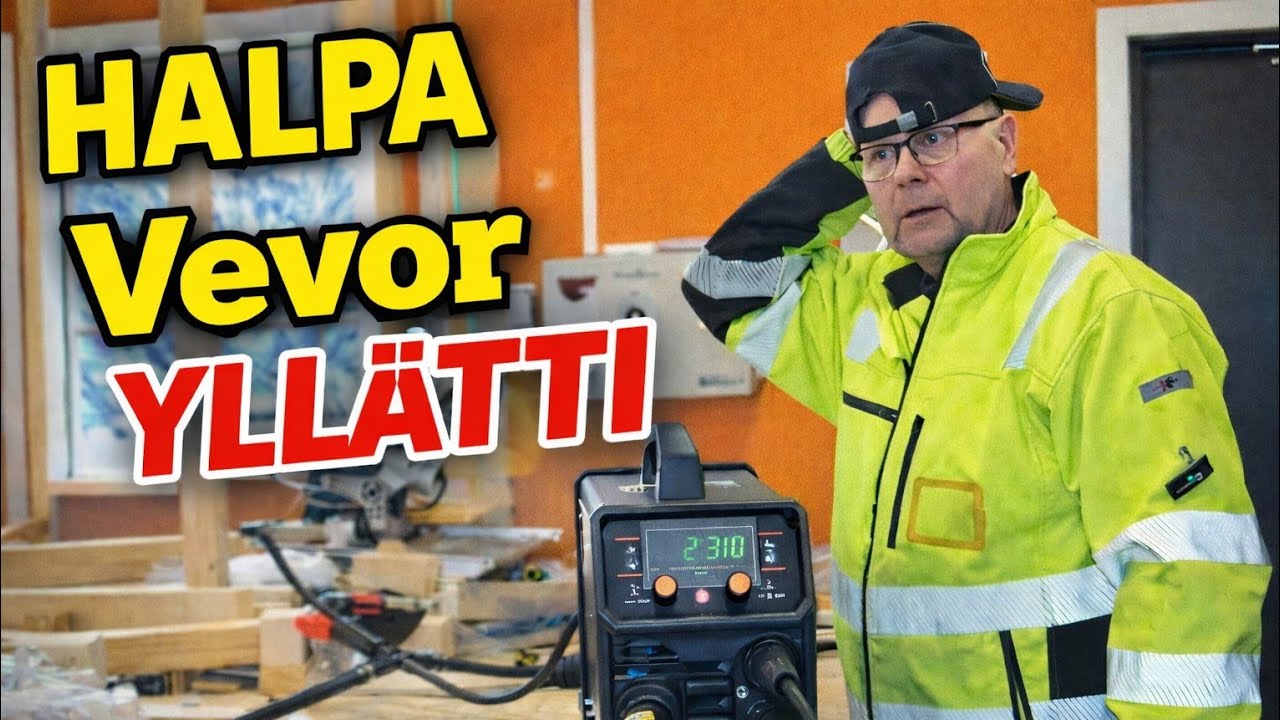 AUTOHITSARIN  IHANNEKONE  - HALPA VEVOR MIG-,TIG-, PUIKKOKONE YLLÄTTI
