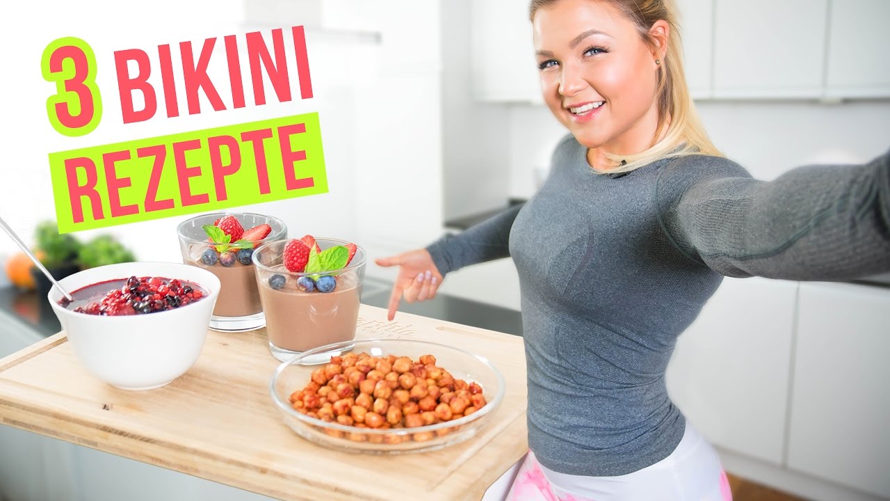 ♥︎ 3 einfache Fitness Snacks - Meine Anti Heißhunger Rezepte ♥︎ Sophia Thiel