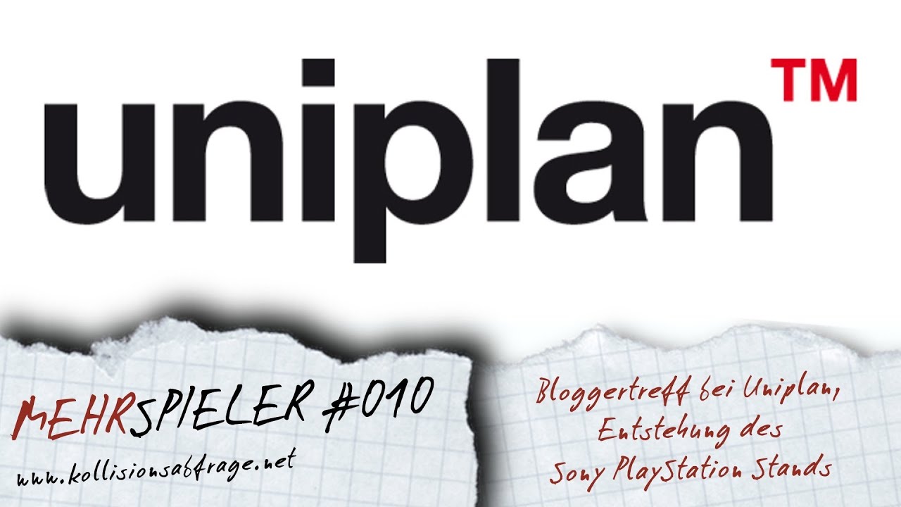 Mehrspieler 10 - Bloggertreff bei Uniplan, Entstehung des Sony PlayStation Stands