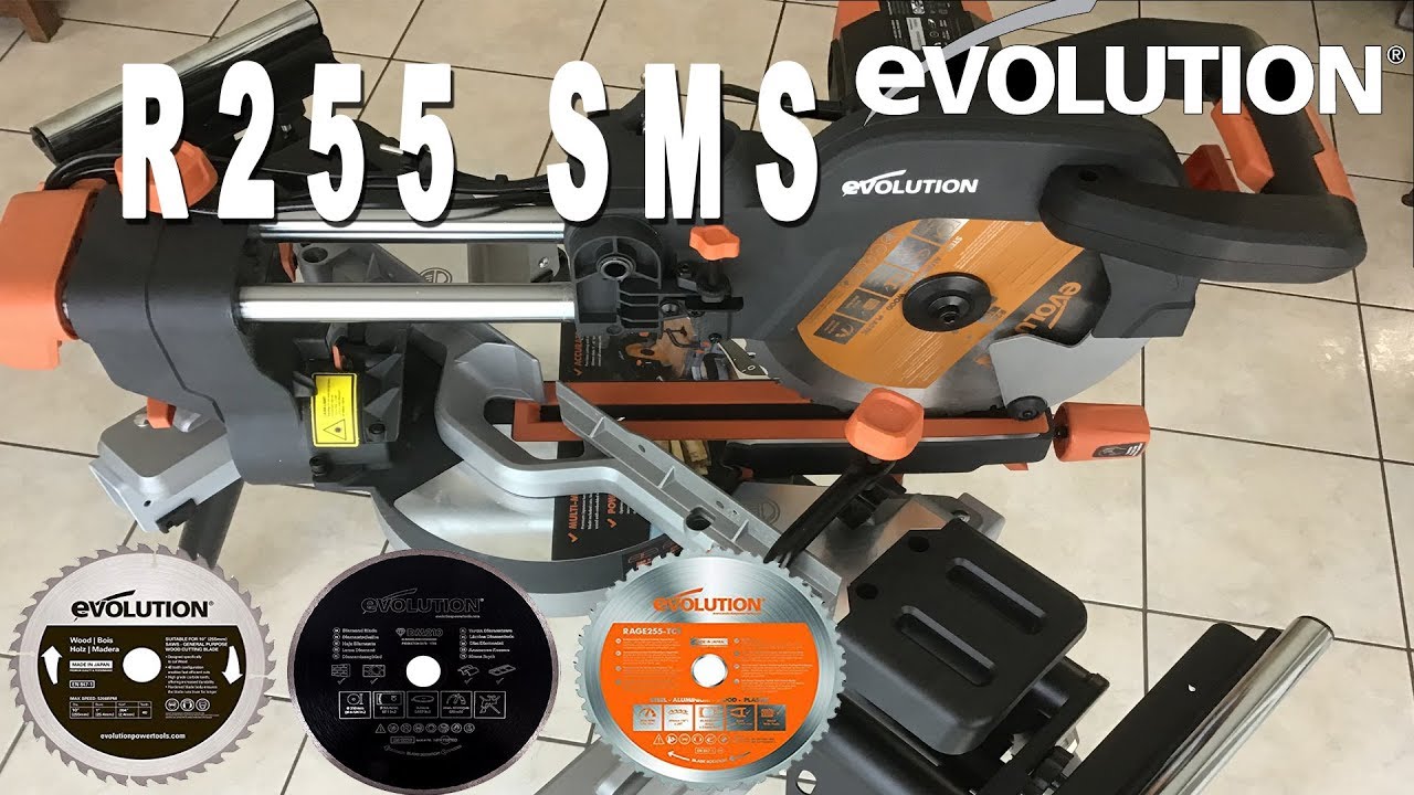Evolutino Tools 👋 R255 SMS + support (scie à onglet radiale) 👌 FR 🇫🇷