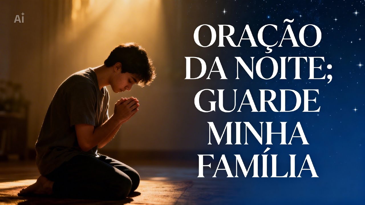 ORAÇÃO DA NOITE; SENHOR GUARDA MINHA FAMÍLIA 