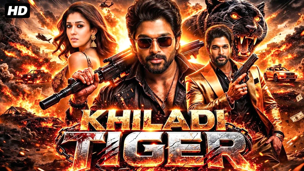 Khiladi Tiger New 2026 Allu Arjun Blockbuster Movie In Hindi | Nayanthara New HD Blockbuster Movie