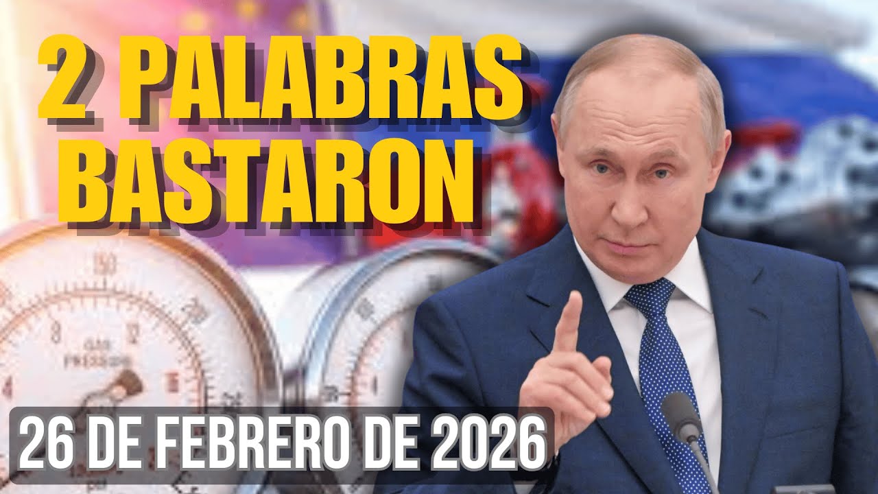 EUROPA SUPLICA GAS GRATIS A RUSIA: LAS 2 PALABRAS DE PUTIN QUE CAMBIARON TODO