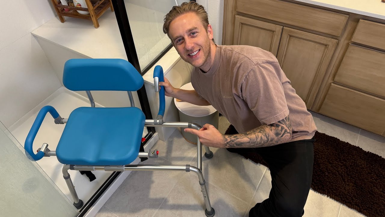 This HAS To Be The BEST Shower Transfer Bench On Amazon