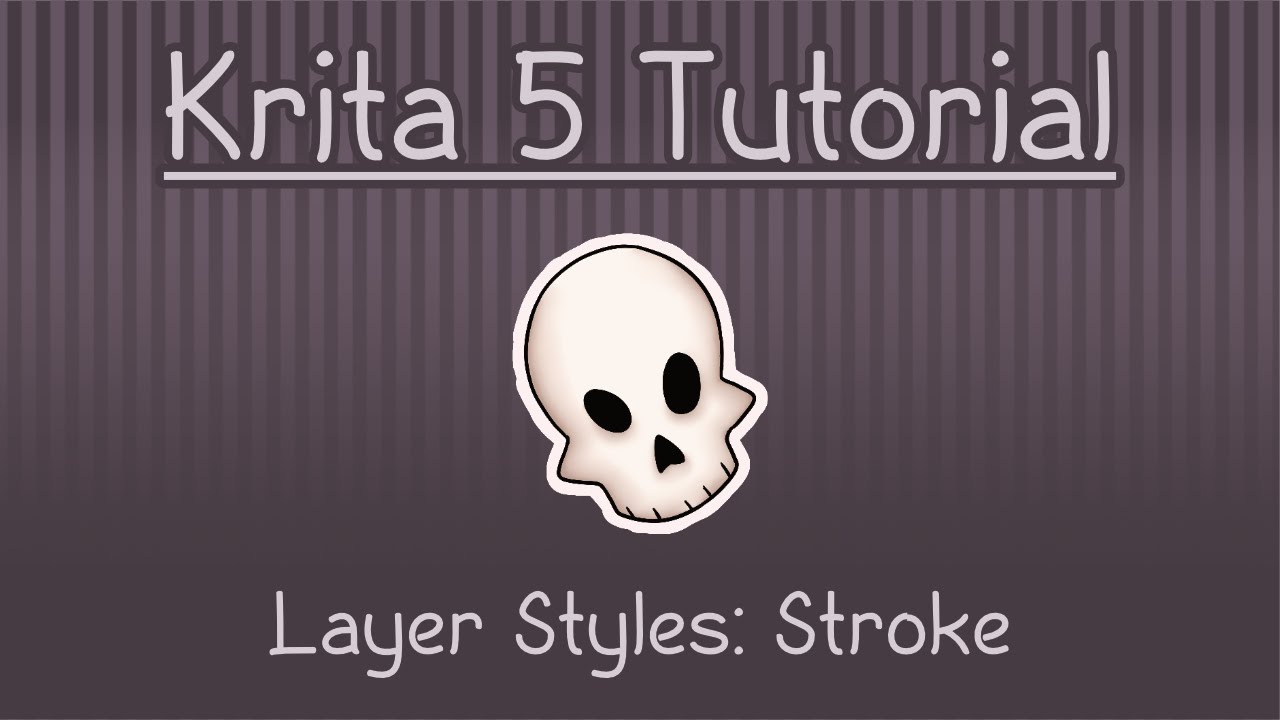 Учебное пособие по Krita 5: стили слоёв &mdash; обводка