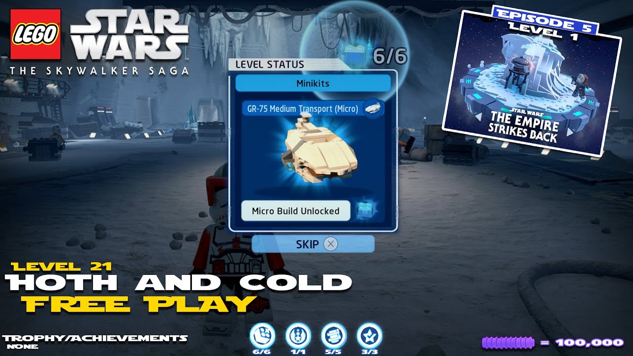 Lego Star Wars The Skywalker Saga: Уровень 21 Хот и Холод БЕСПЛАТНАЯ ИГРА - HTG