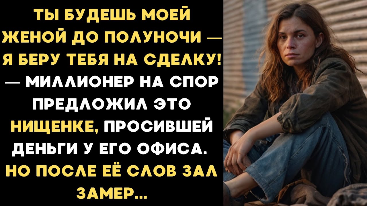 Миллионер на спор взял нищенку на бизнес сделку, но после её слов все гости в зале замерли...
