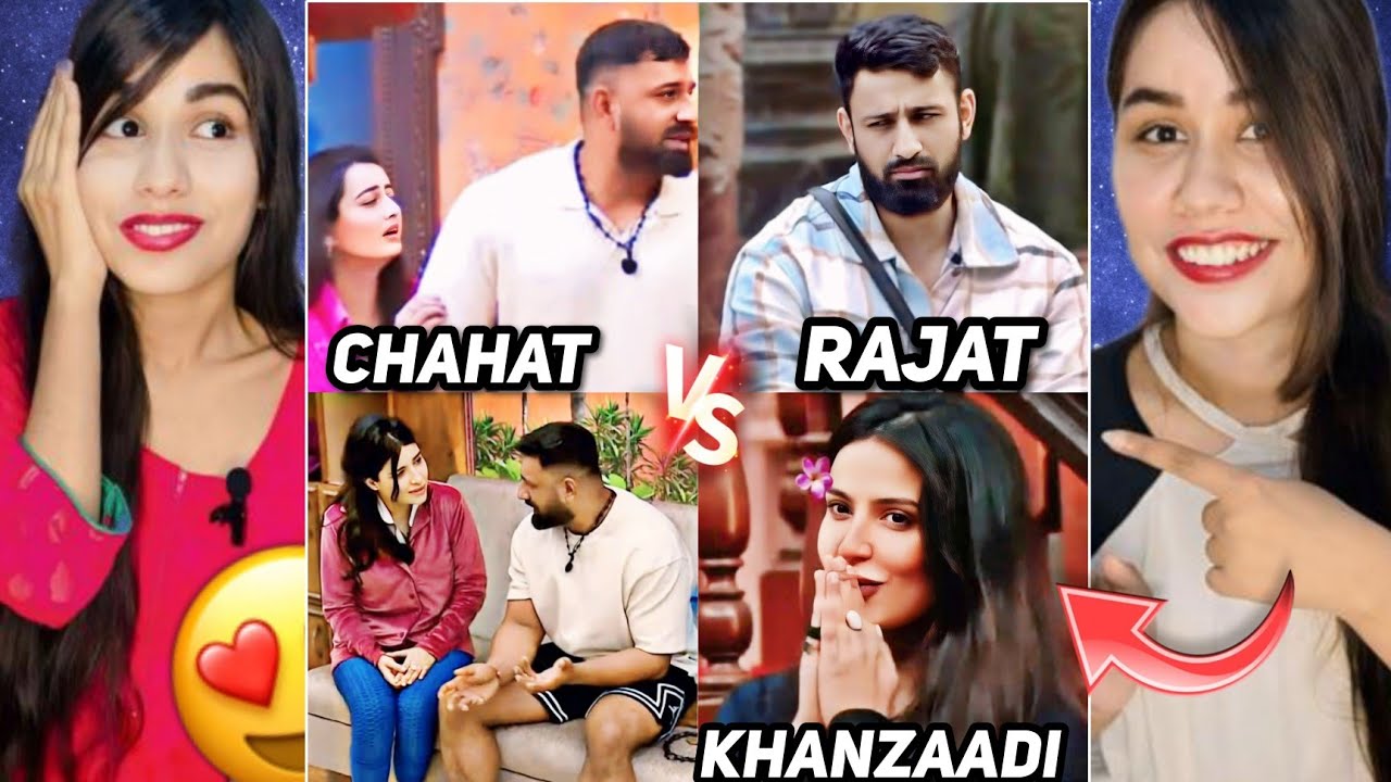 Rahat vs Rajzaadi 😱🔥 | Cutest Moments Reaction l Chahat × Rajat or Khanzaadi × Rajat? 👀