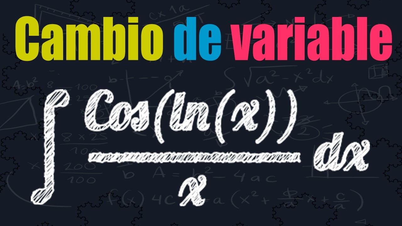 Integral por cambio de variable #calculointegral 