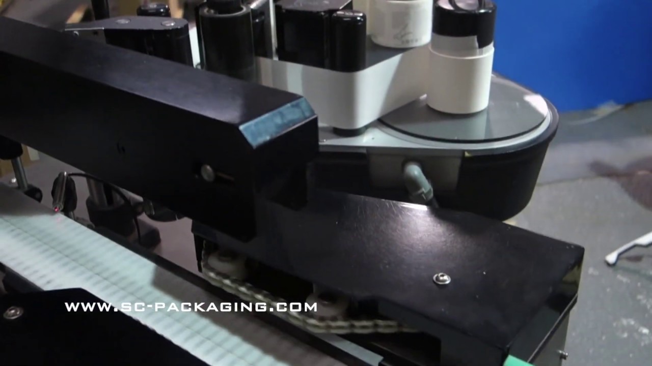 Automatic Front And Back Labelling Machine Sequence