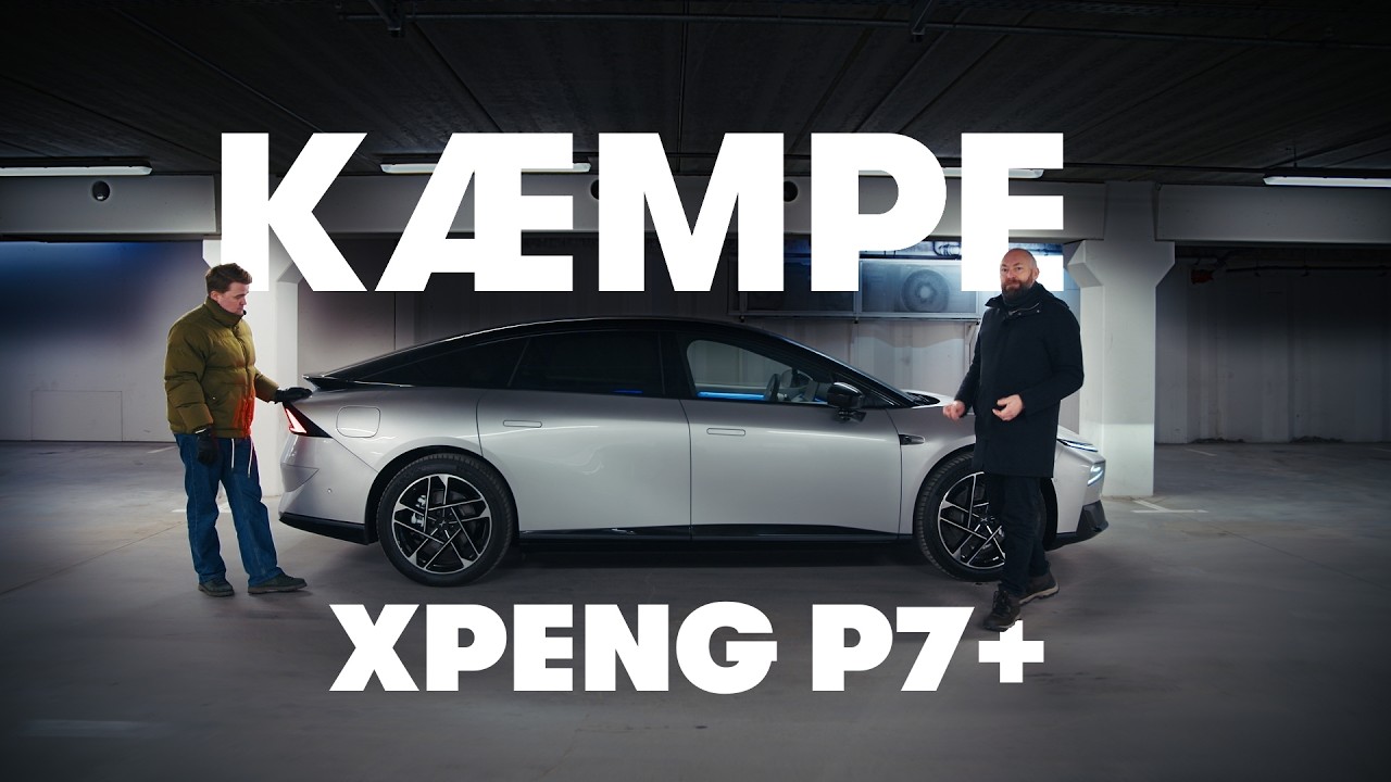 5 meter elbil til 360.000 kr. – XPeng P7+ er kæmpe!