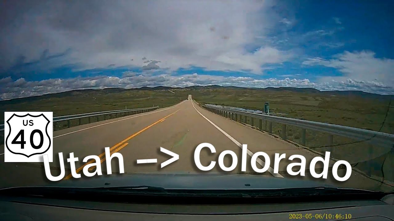 Drive From Utah to Colorado, US 40 (Heber to Steamboat Springs)