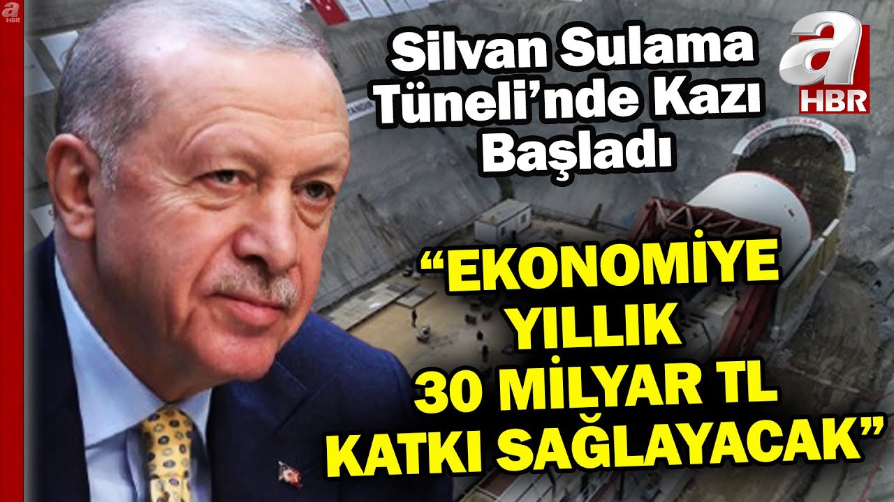 Silvan Tüneli Kazı Başlangıç Töreni | Erdoğan: Bu proje muhalefetle vizyon farkımızı gösteriyor