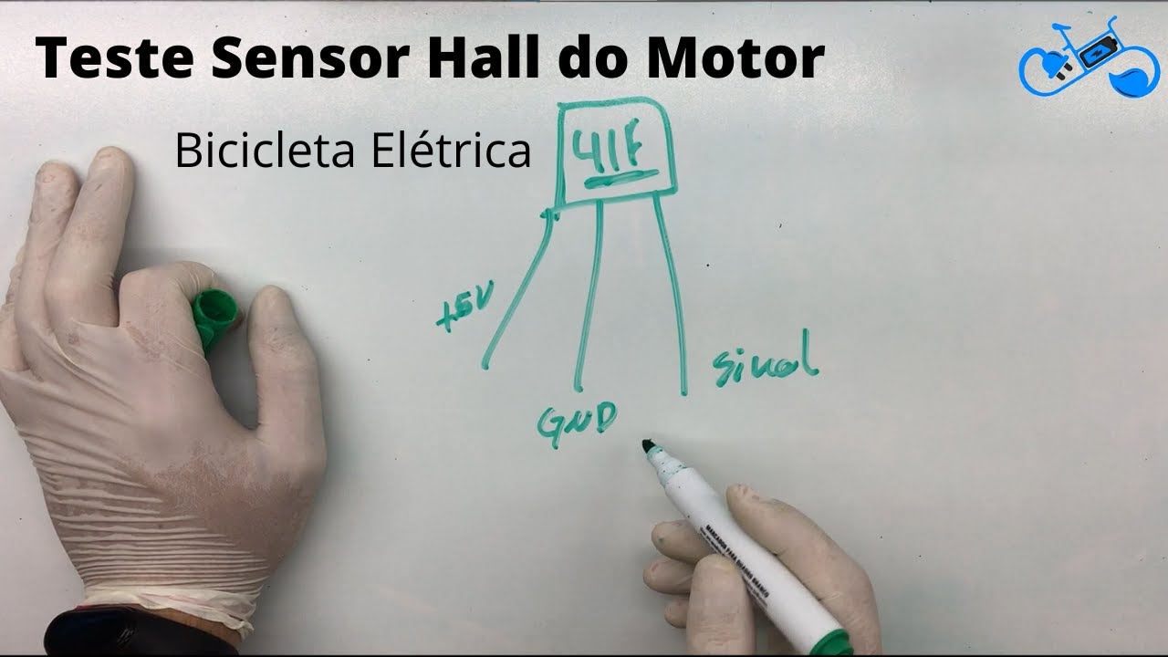 Teste Sensor Hall Motor - Bicicleta Elétrica