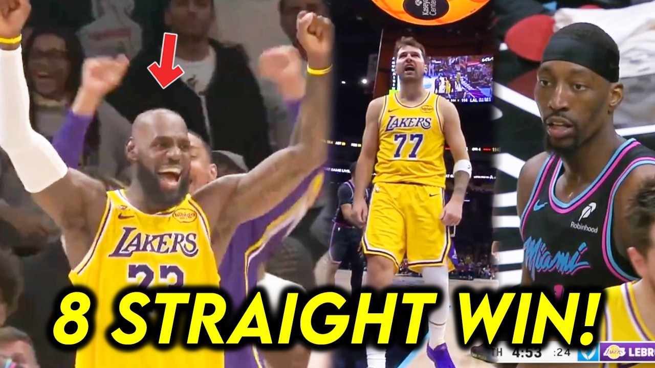 Parang CHAMPION na ang Lakers sa ginawa ni Luka! Nagflying Kiss sa kalaban, 8 Straight Win!