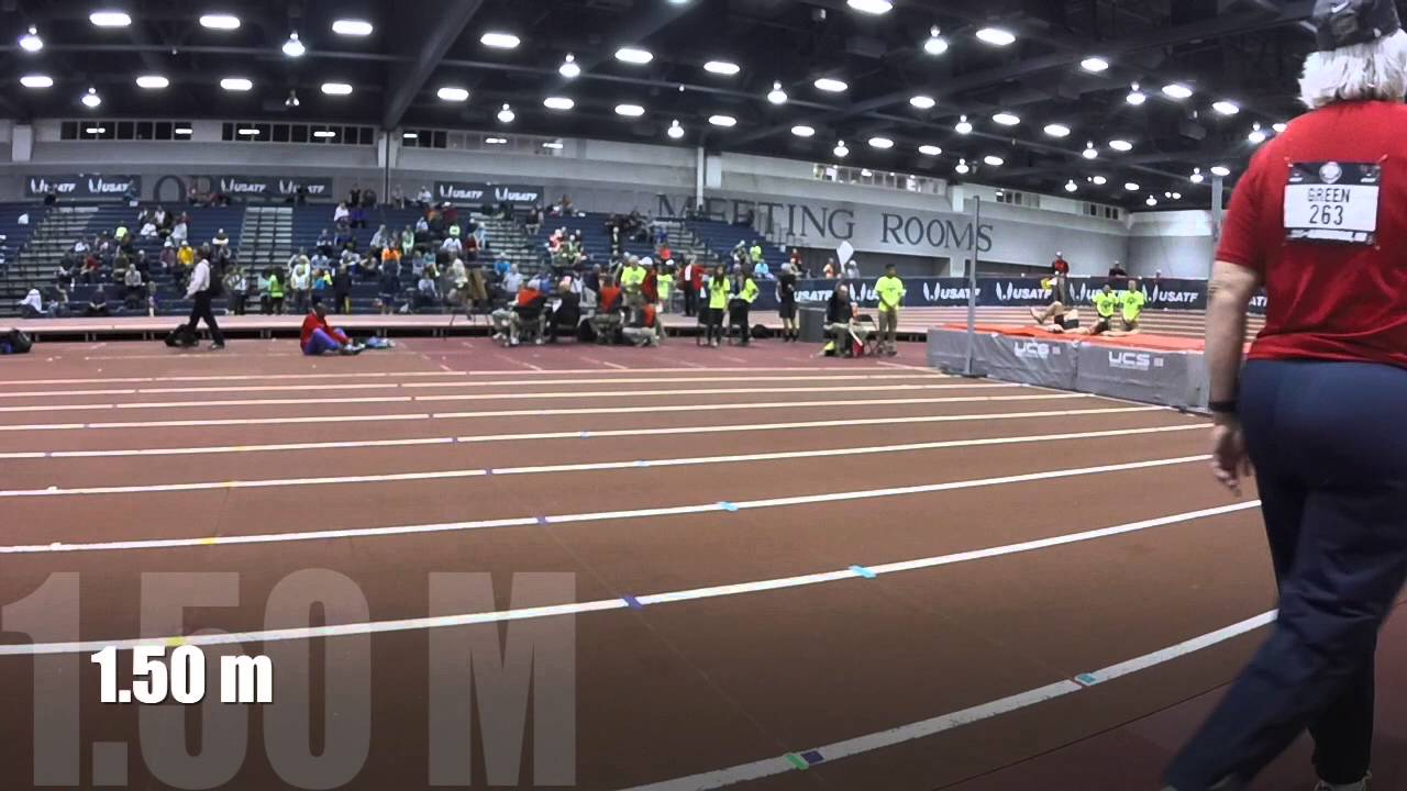 2016 Nat'l Masters Indoor m50-59 High Jump