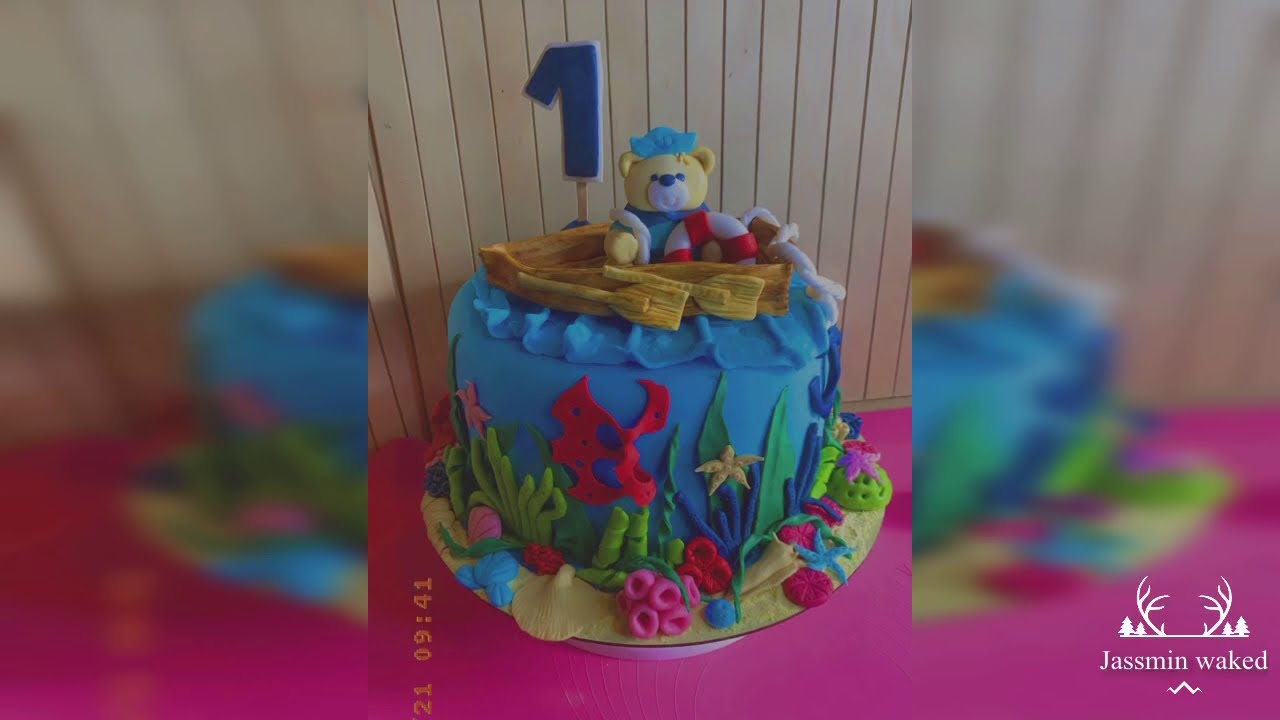 Under the sea fondant pieces tutorial part 1 طريقه عمل مرجان وصدف البحر بعجينه السكر الجزء الاول