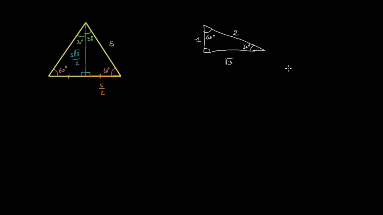 Aire d'un triangle équilateral