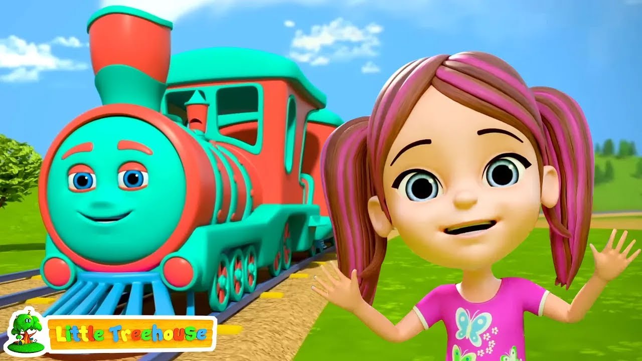 Wheels On the Train, Vehicle Song & Rhyme for Kids