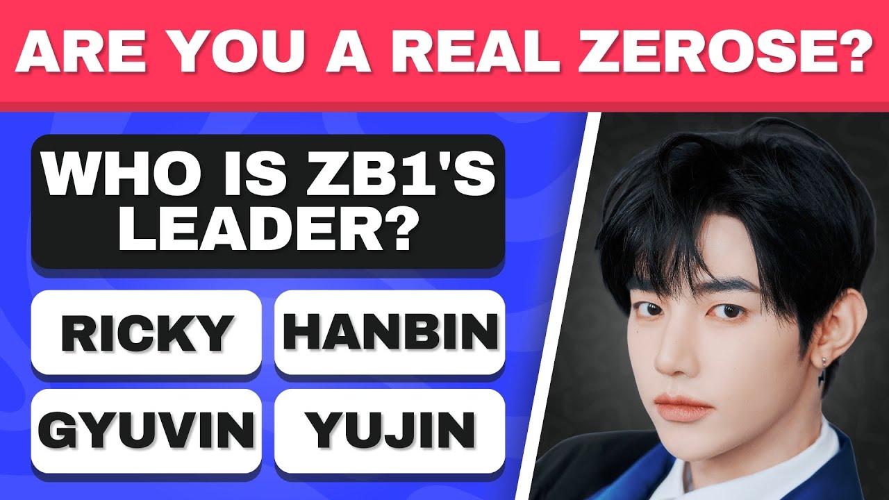 ВИКТОРИНА ZEROBASEONE: ВЫ НАСТОЯЩИЙ ZEROSE? 🎓💙 | KPOP GAME 2026