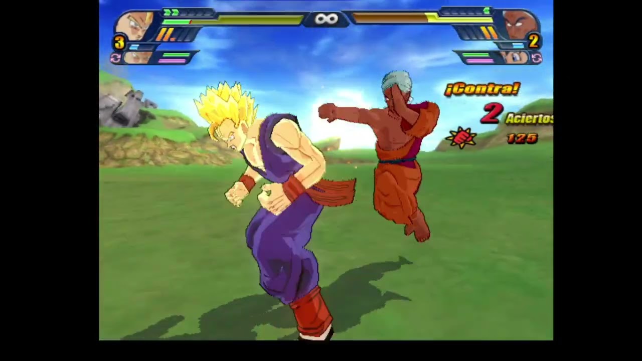 Team Supersaiyajin Vs Team Humanos | Dragon ball budokai Tenkaichi 3 (COM VS COM)