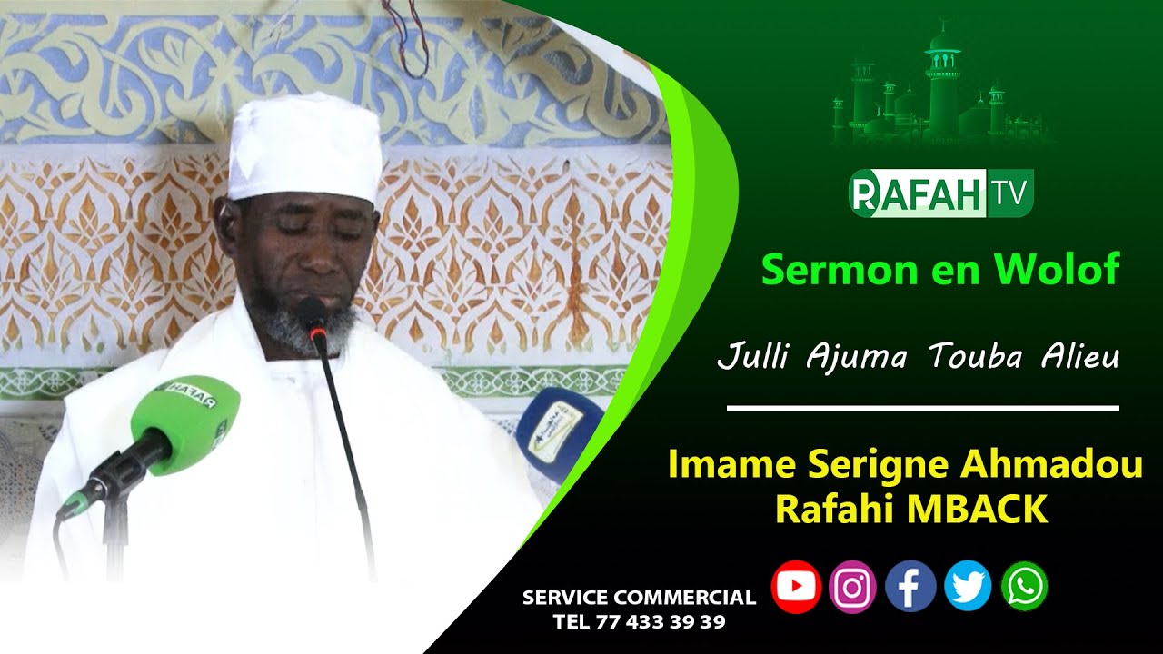 Khoutba Serigne Ahmadou Rafahi Mbacke du 16 Janvier 2026 : Jouli