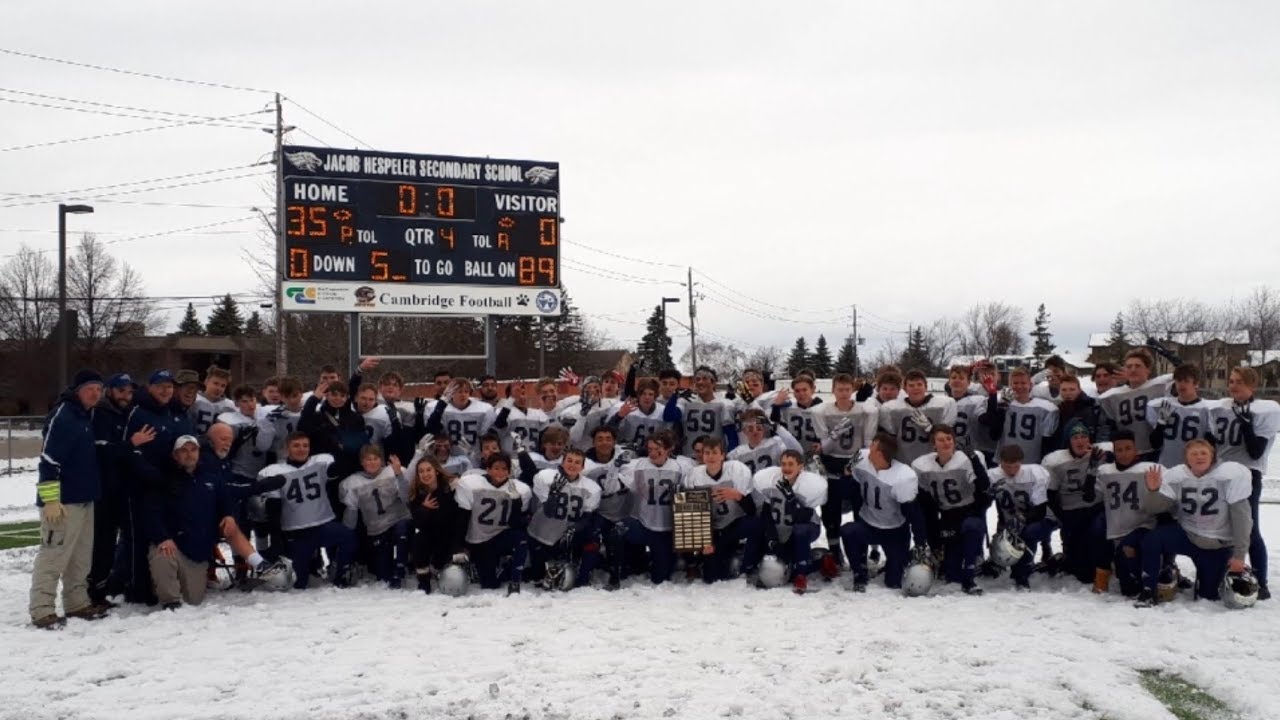 WCSSAA Jr. Football Championship - Sir John A. Macdonald vs Jacob Hespeler