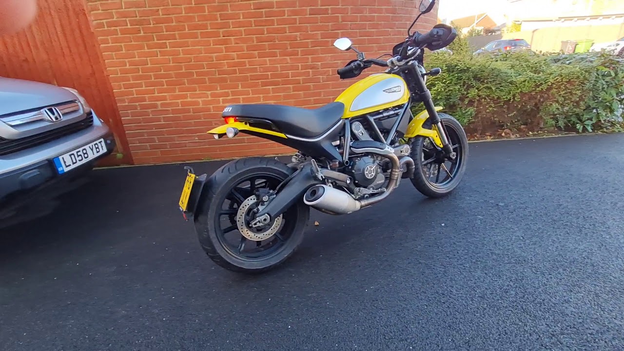 Ducati Scrambler Cold Startup