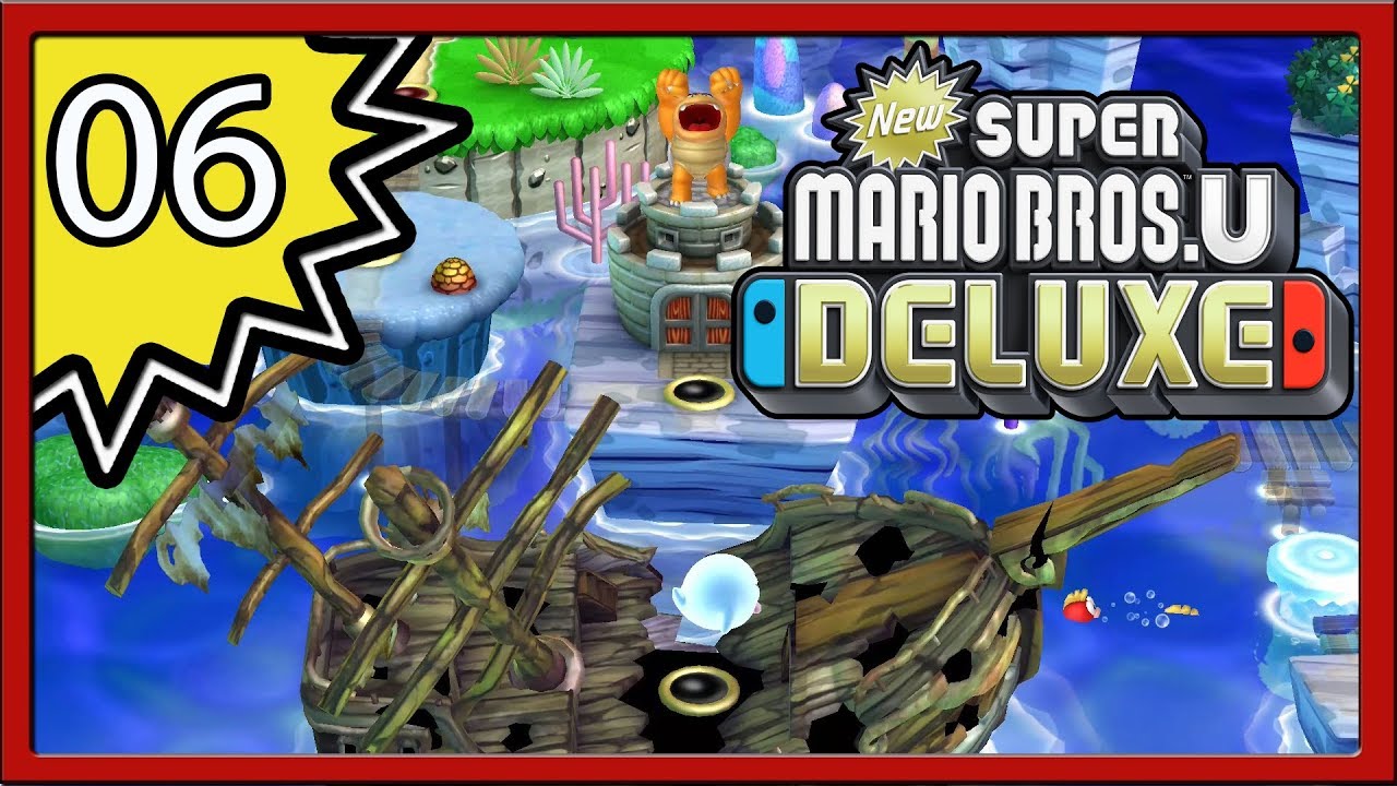 New Super Mario Bros. U Deluxe - Part 6 (4-Player)