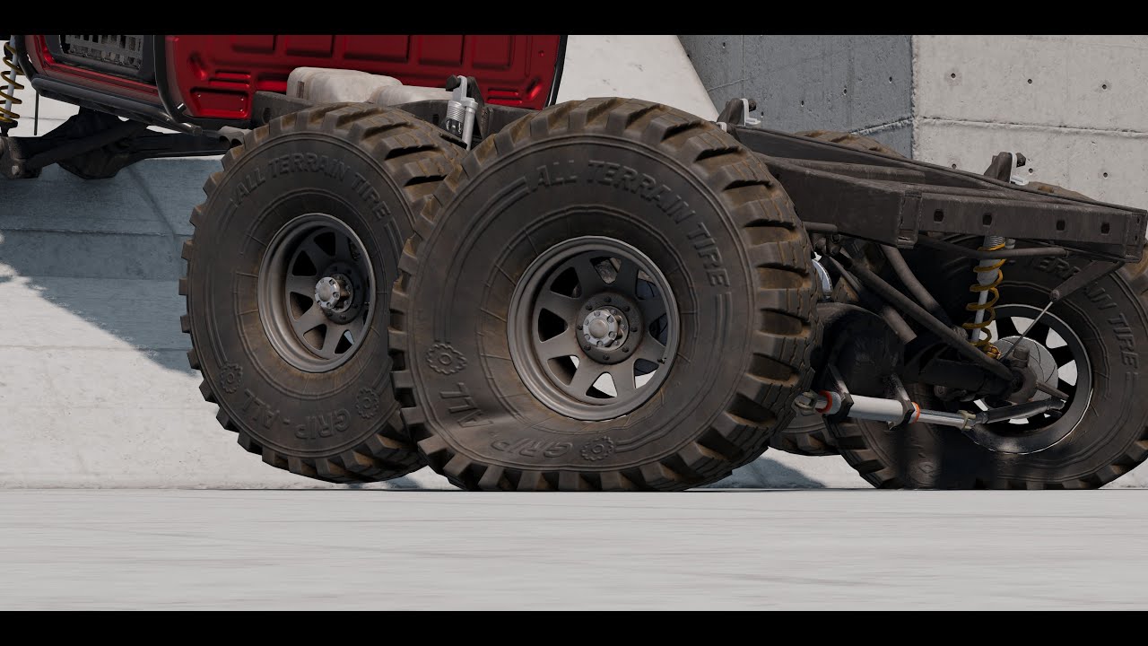 Those Tires from fillman86 are a whole nother Level - BeamNG Drive