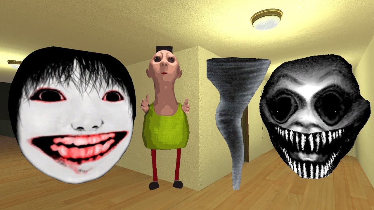 YOISHE,GMOD HABIBI,TORNADO,NEXTBOTS CHASED ME ALL BOTS IN HOTEL ROOMS #gmod_#nextbots